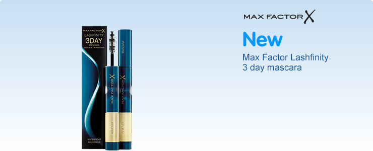 New Max Factor Lashfinity 3 Day Mascara